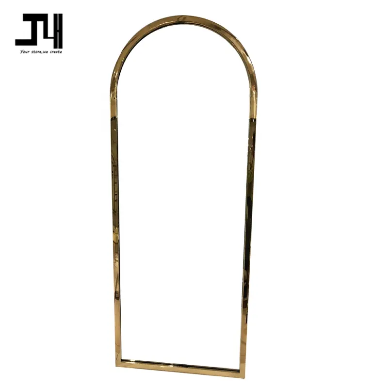 Floor Mirror Standing Gold Classic Mirror Frame Stainless Steel Frame Mirror