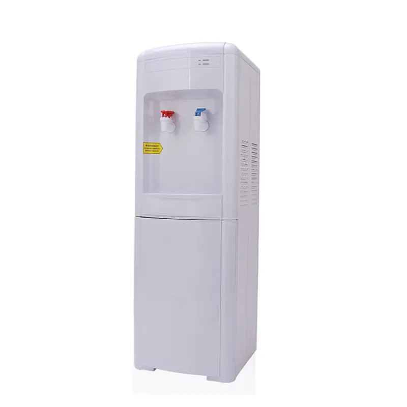 Cold And Hot Water Dispense With Refrigerated Cabinet Compressor Cooling Stand Drinking Dispenser