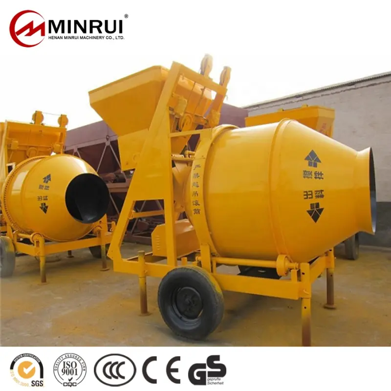 China Factory Self Loading JZC750 Concrete Mixers For Sale