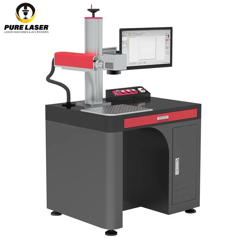 China best company of Critically acclaimed Fiber laser marking machine desktop design