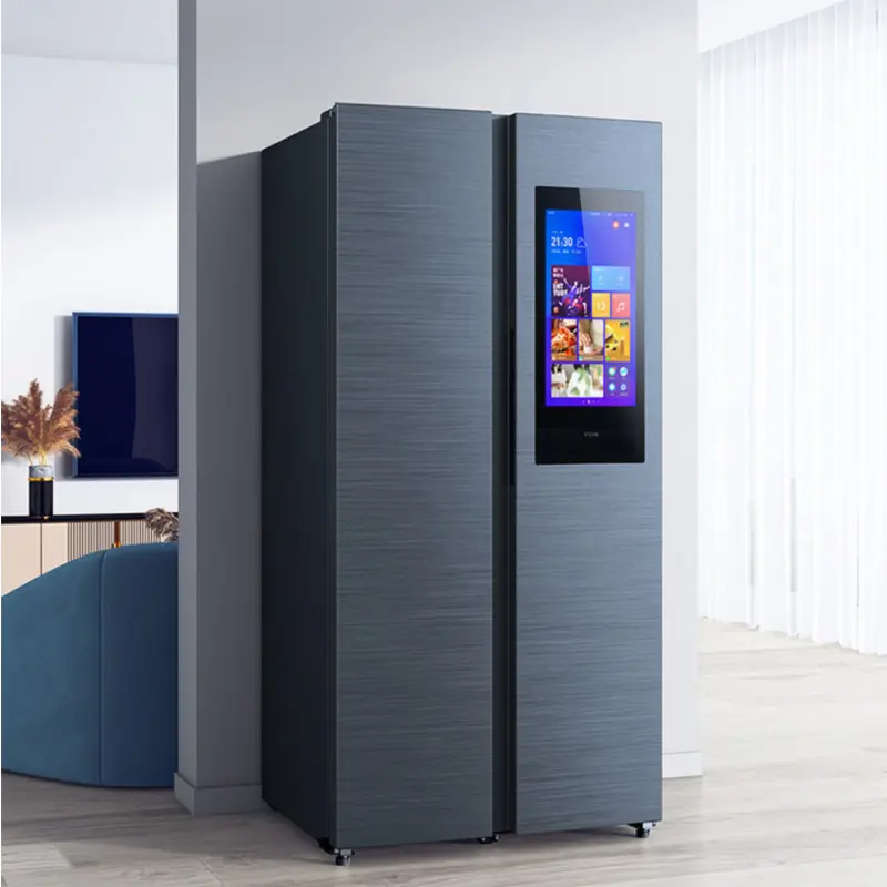 New 630L large-capacity household first-class energy efficiency frost-free smart refrigerator with screen