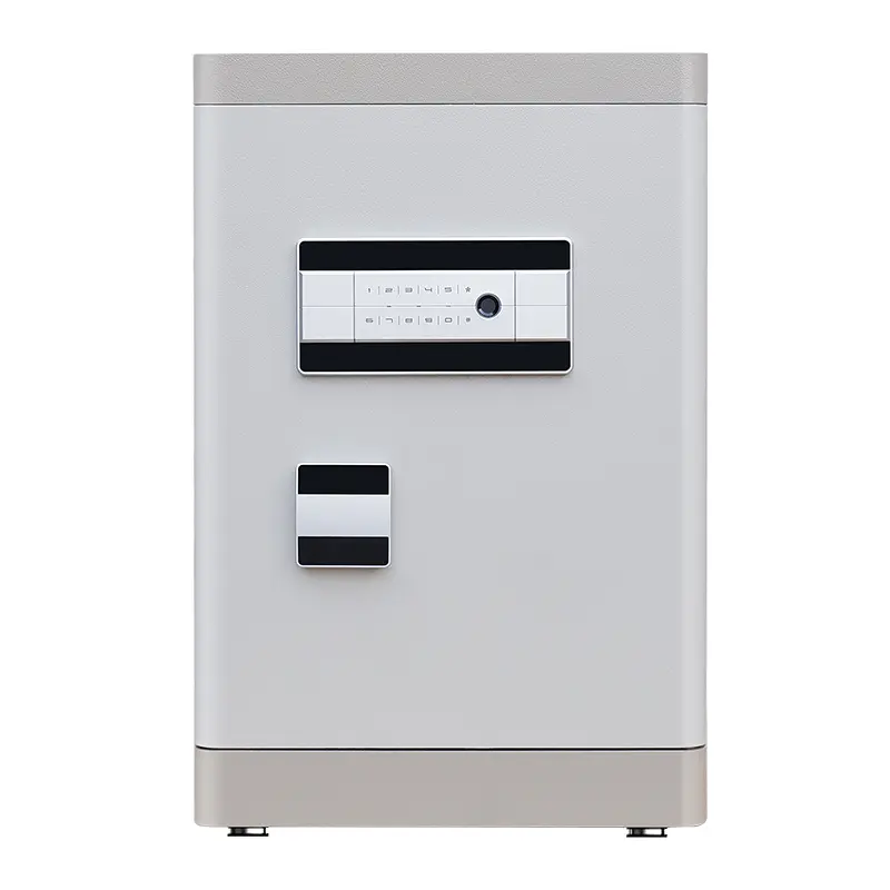 Morgie Secure Luxury Safe Box Fingerprint Steel Safe Deposit Box Caja Fuerte Smart Safe Box Locker for Home