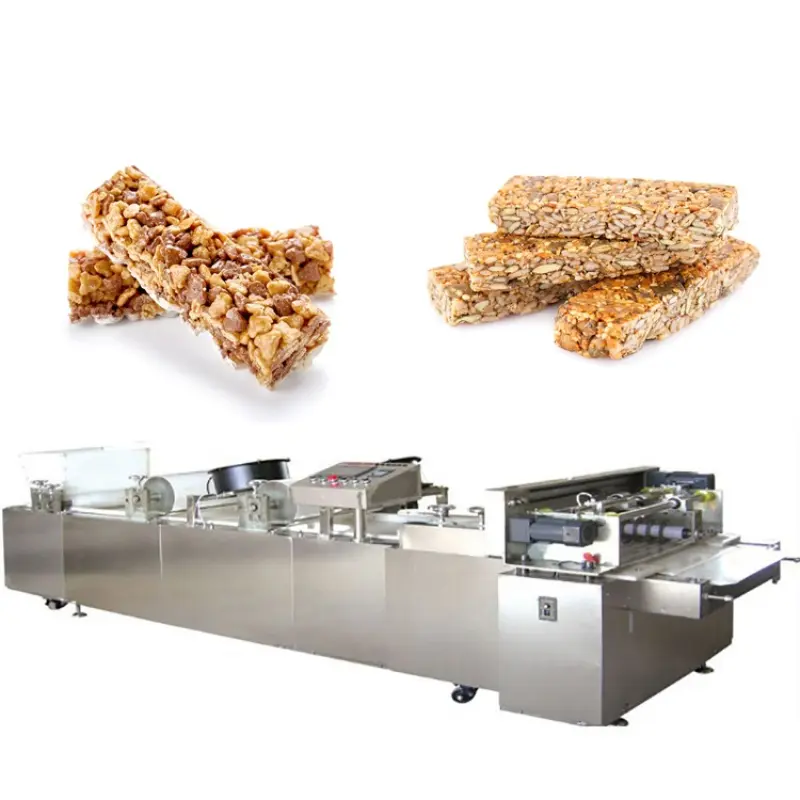 Snack Protein Peanut Candy Brittle Bar Equipment Energy Muesli Bar Making Cereal Bar Machine