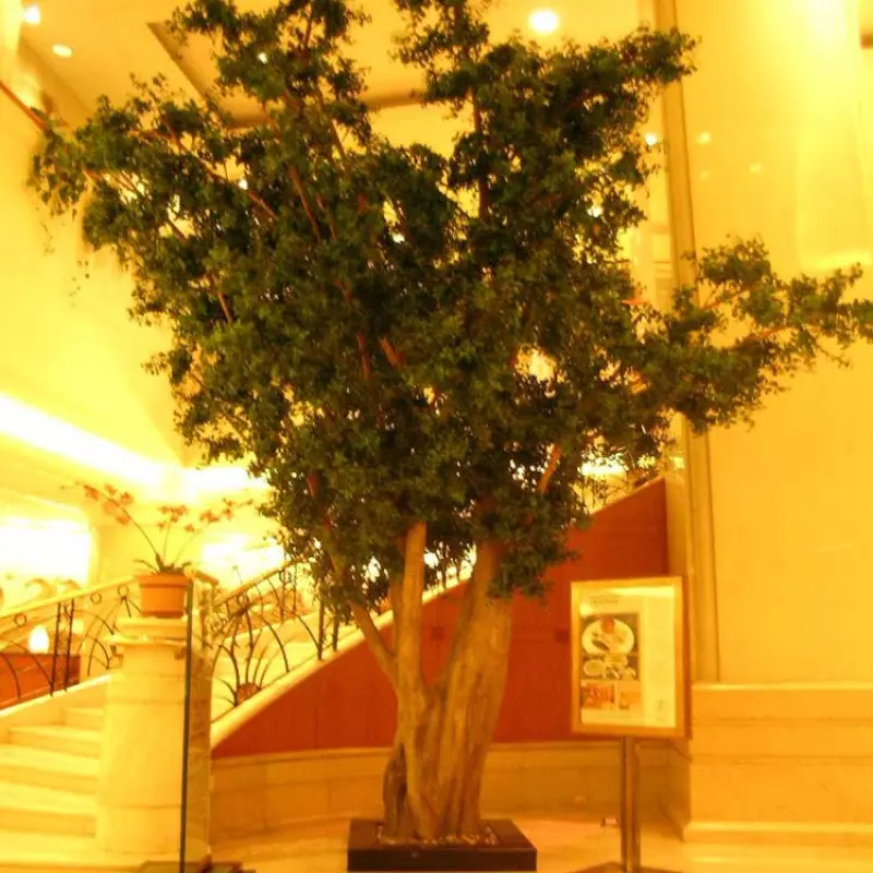 Hotel Home Indoor Decoration Waterproof Natural Big Bonsai Plant Artificial Banyan Tree, Artificial Ficus Tree