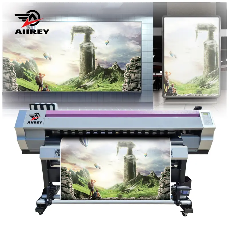 Support custom UV 1.6m 1.8m high quality Eco Solvent Printer Digital Inkjet printer machine