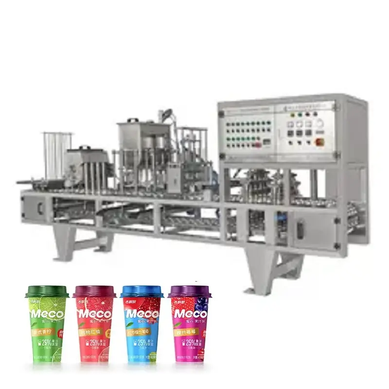 Drink Mango Juice Tea Lemonade Litchi Filling Sealing Packaging And Making Machine Plant Line Production