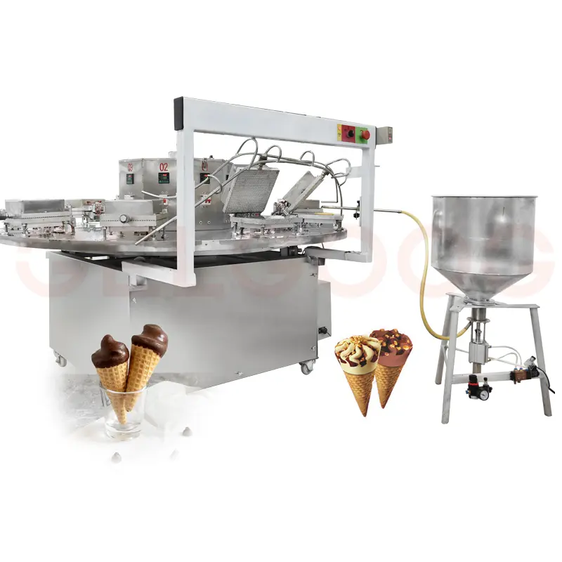 Industrial Commercial Ice Cream Cone Making Waffle Cone Baking Machines Industrial