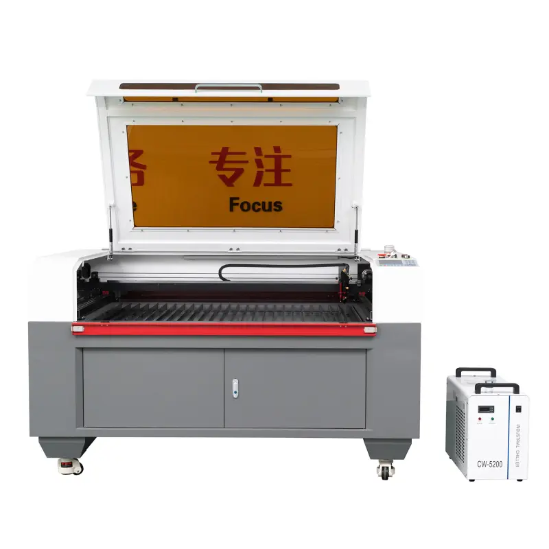 best Reci 60w 80w 100W 150W leather fabric wood textile paper cutter cnc co2 laser cutting machine price