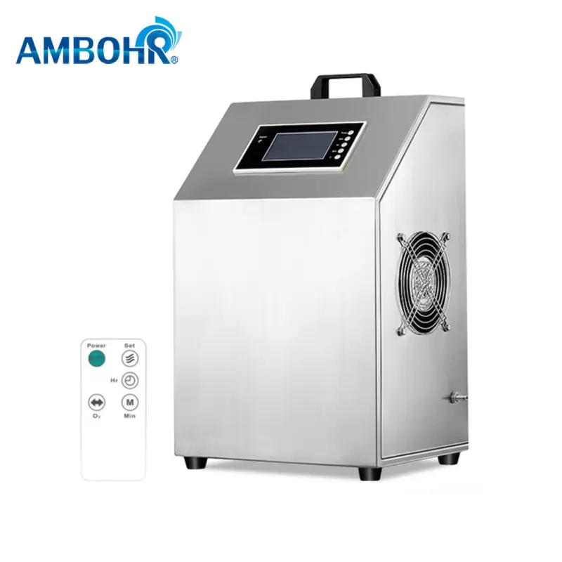 AMBOHR AOG-A10S Smart Ozone Generator with Pump Portable Ozone Generator for Swimming Pool Water Treatment System
