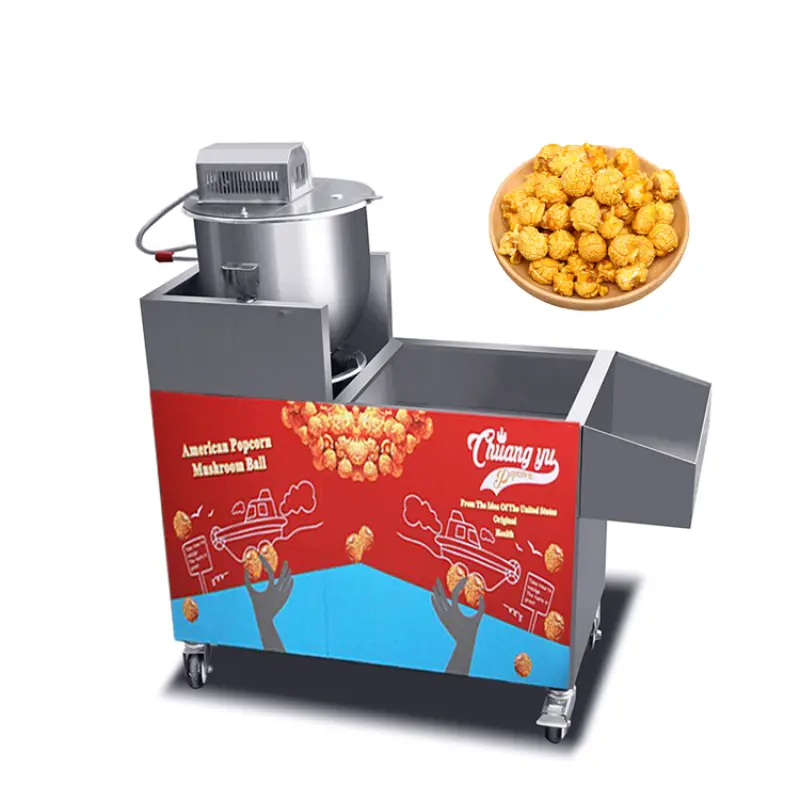 Big Capacity Automatic Industrial Gas Electric Popcorn Machine