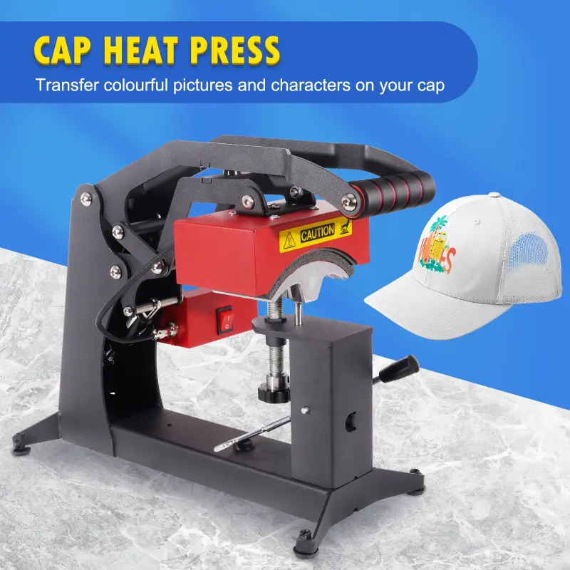 Sublimation Cap Heat Press Machine Cap Heat Press Transfer Machine Transfer Sublimation Hat Cap