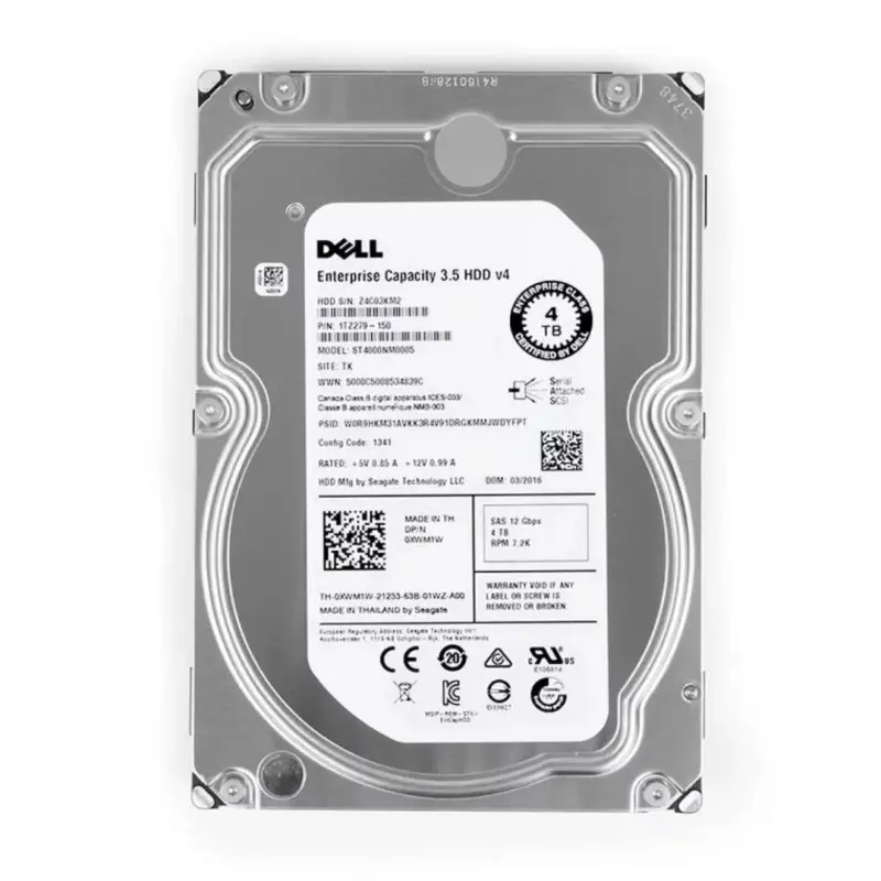 HDD Hard drive for server  rack 4TB SAS 3.5 7.2K  server Hard drive HDD server hard