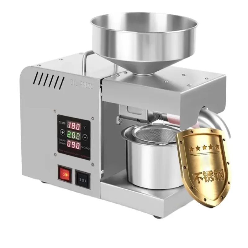 Oil Pressers X5S 220V 110V Intelligent Press Automatic Household And Commercial Stainless Steel Cold Extraction Machine