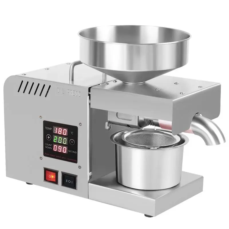 Oil Pressers X5S 220V 110V Intelligent Press Automatic Household And Commercial Stainless Steel Cold Extraction Machine