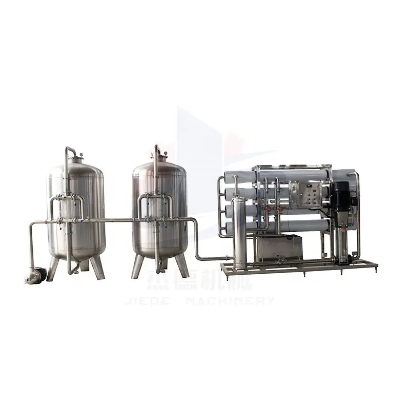 4000L per h Automatic RO Water Treatment System Softener water Drinking Mineral treatment machine