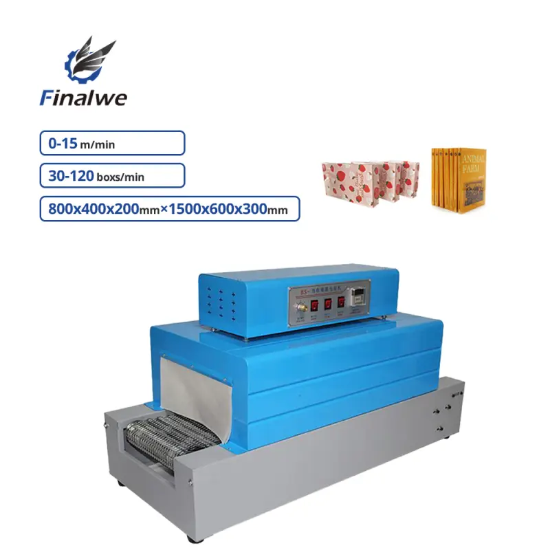 FW-RF PE Automatic L Type Sealing &amp; Shrink Luggage Wrapping Machine Semi Automatic Heat Shrink Tunnel Packing Machine