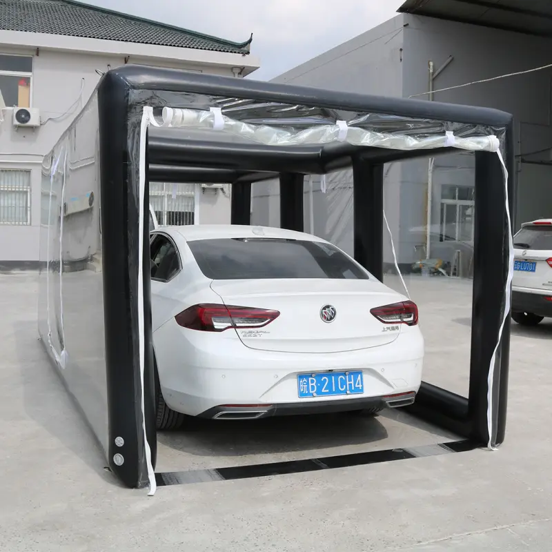 PVC inflatable car garage cover tent inflatable paint booth inflatable spray booth for car cover