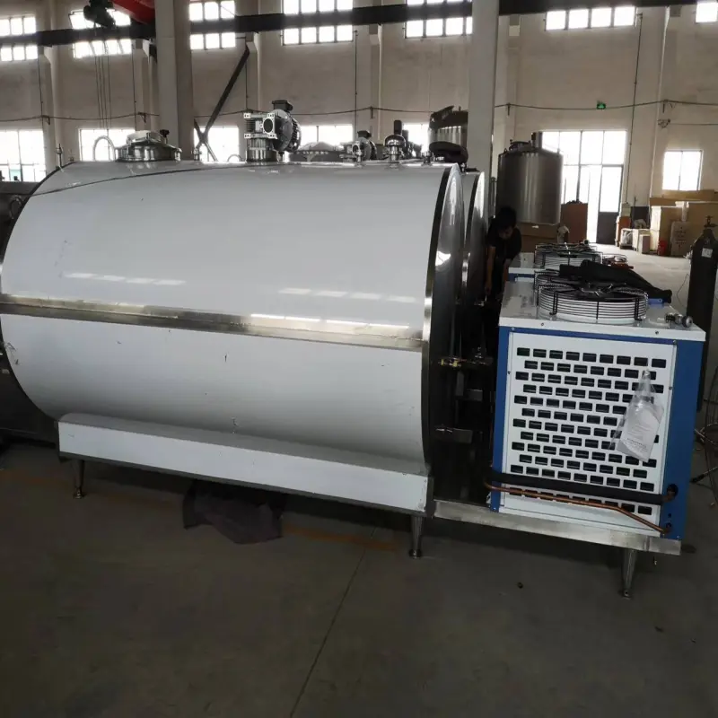 5000L milk cooling tank Horizontal milk cooling tank milk storage tank