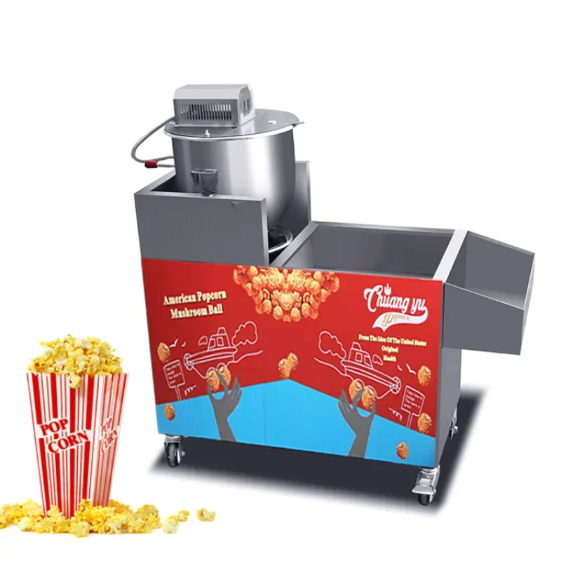 Big Capacity Automatic Industrial Gas Electric Popcorn Machine