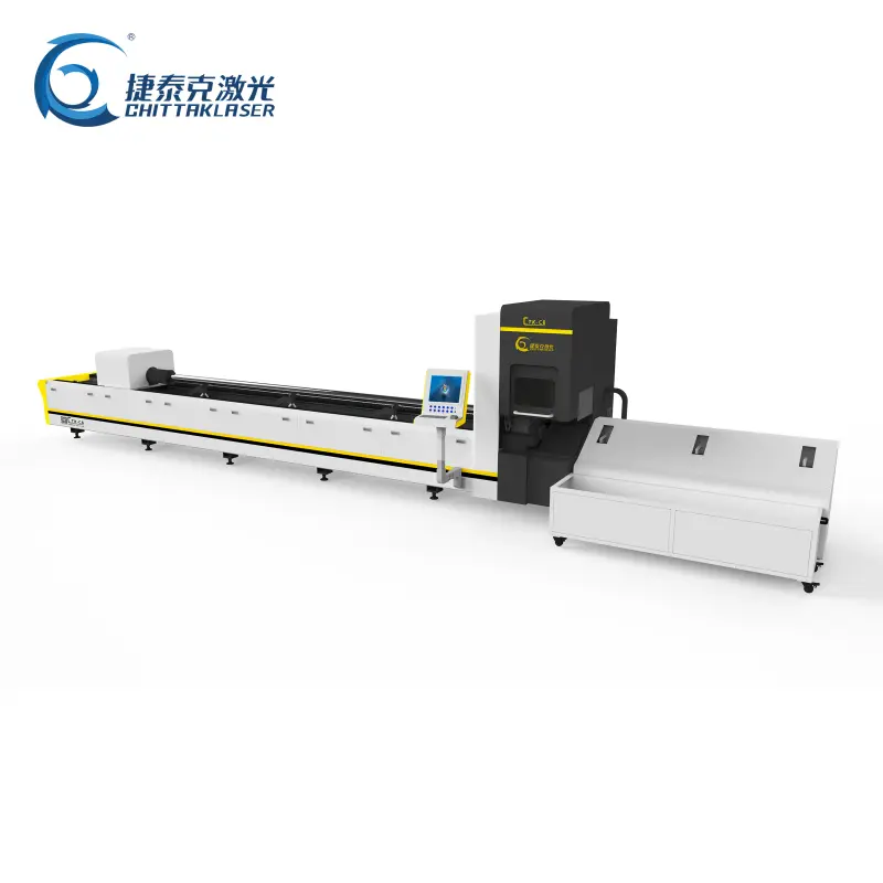 2022 C6 High performance 3D cnc automatic fiber laser pipe cutting machine