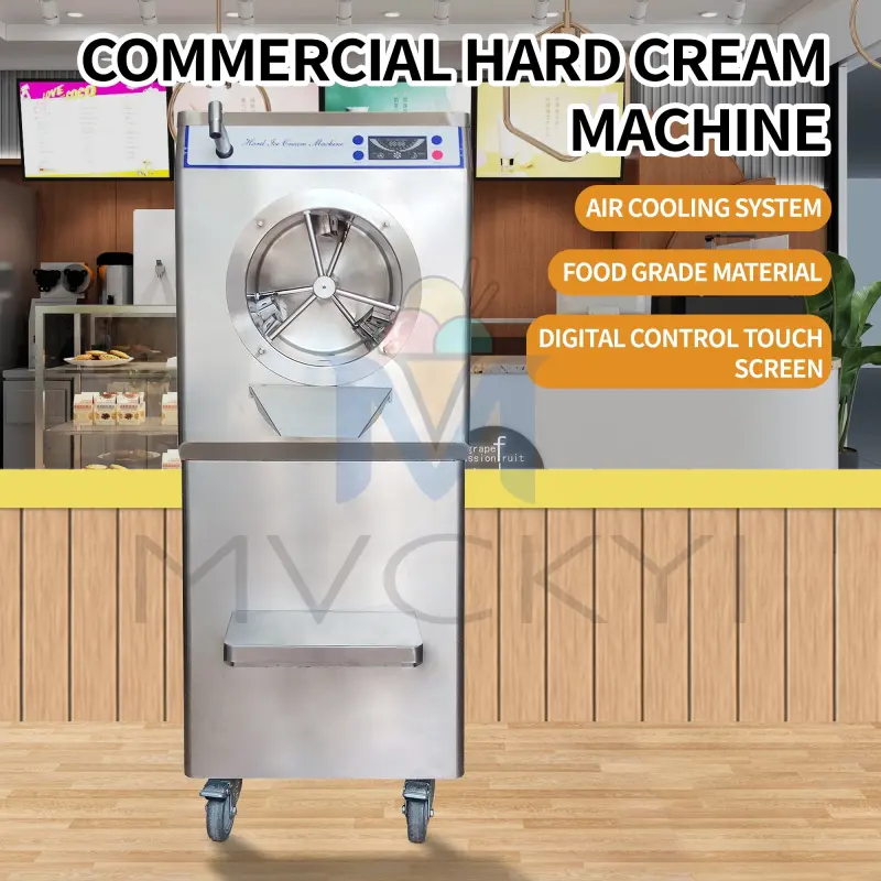 Mvckyi 45L per Hour Italian Hard Ice Cream Machine Batch Freezer Gelato