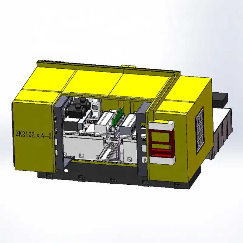 Horizontal deep hole drilling machine CNC eight-axis deep hole gun drilling machine