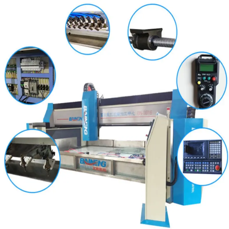 CNC GLASS WORKING CENTRE MACHINE