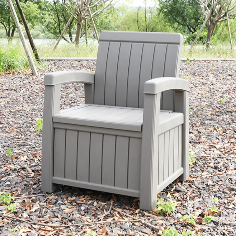 Detachable Garden Sets Chairs Outside Storage Seat