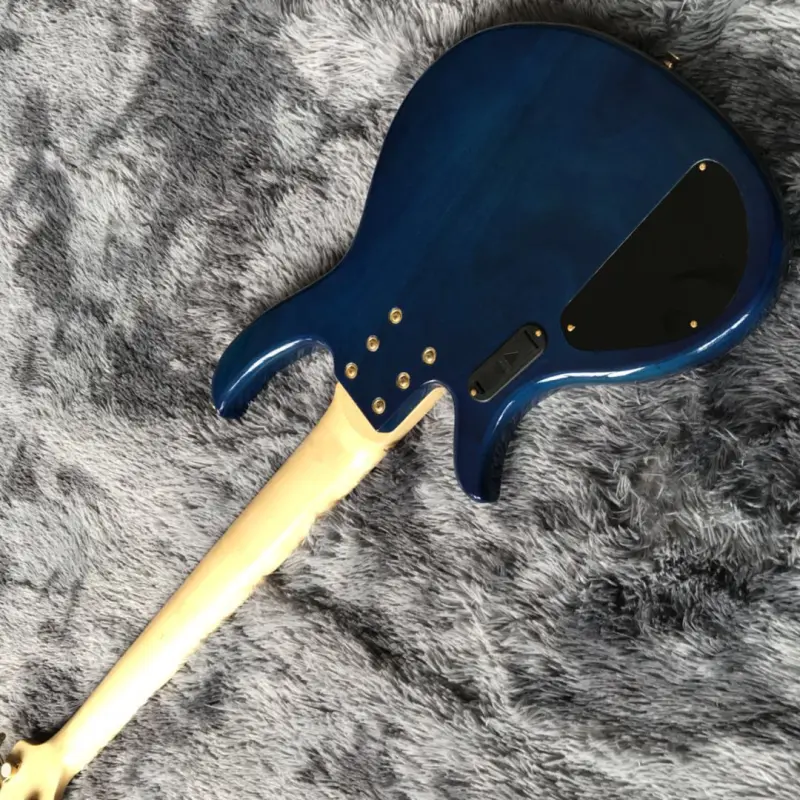 Custom Alder Body Electric Bass Guitar in Purple Grand Mini Bass Guitar Accept Electric Guitar Bass OEM