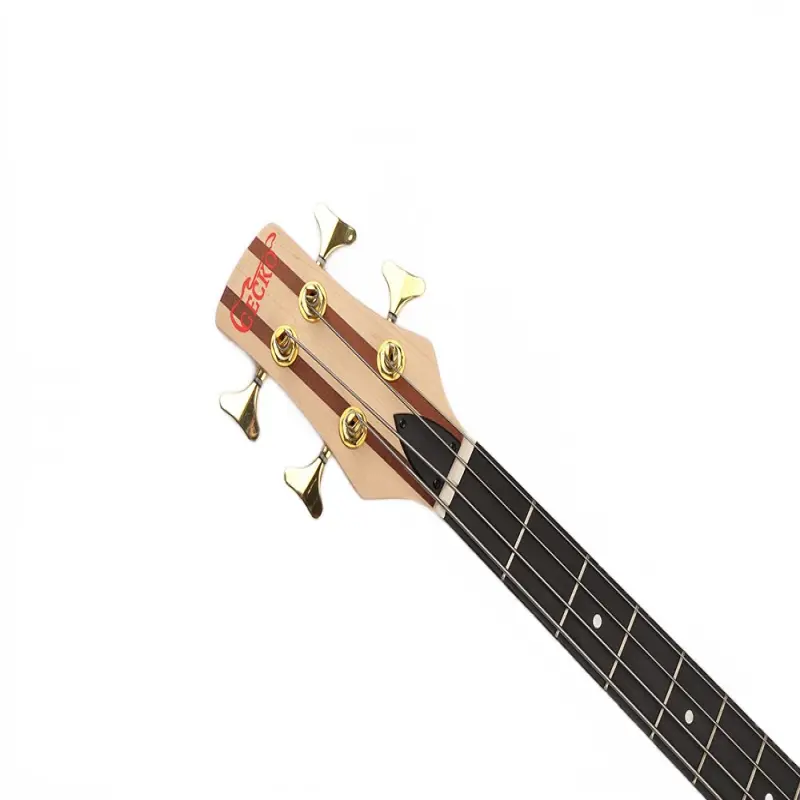 Gecko china cheap 4 strings Guitare Basse custom Basso Maple Neck-thru-body Bajo Stringed Instrument electric guitar bass guitar
