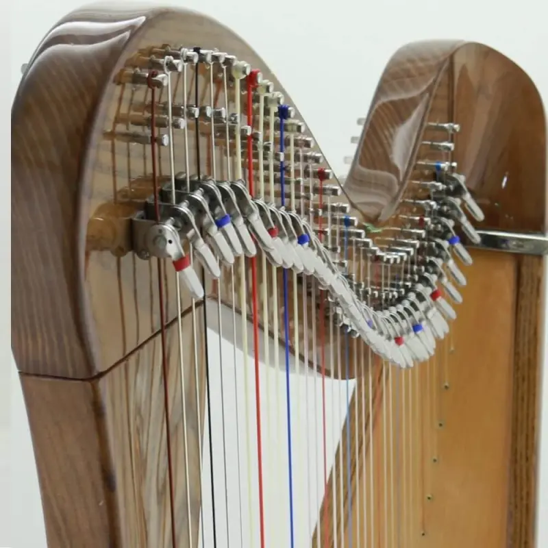 34 String Lever Harp Natural Wood Harp Free Cary Bag with Free String Set Best for Harpist for Harp natural color