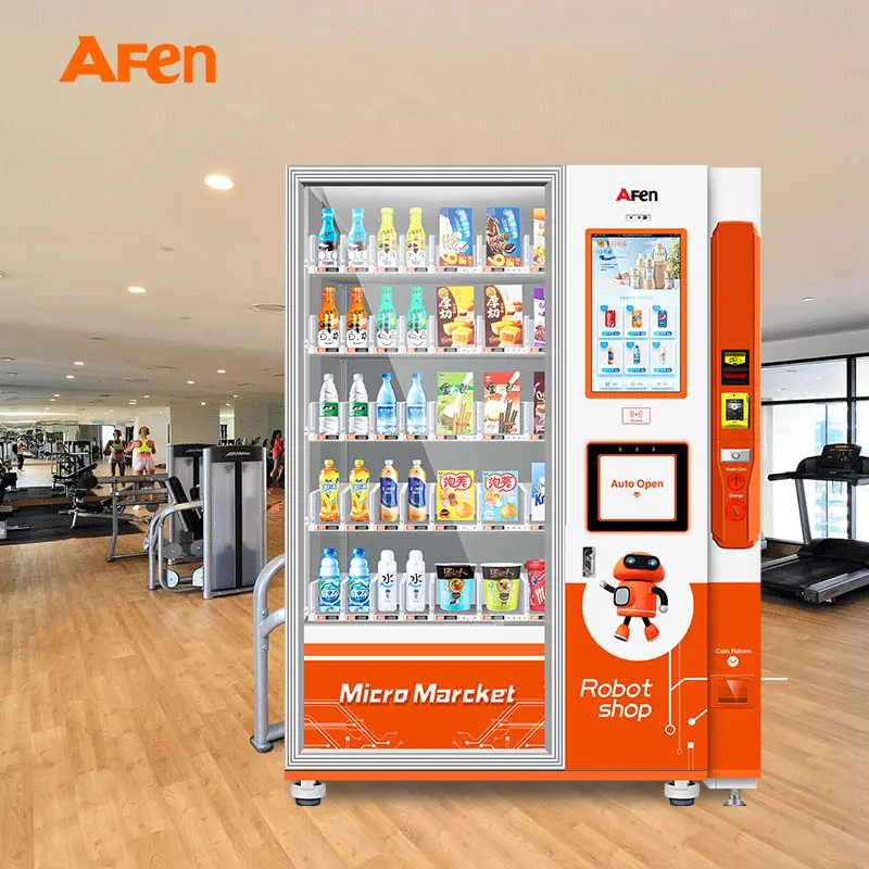 Screen Cashless System Card Reader Smart Market Combo Vending Machine
