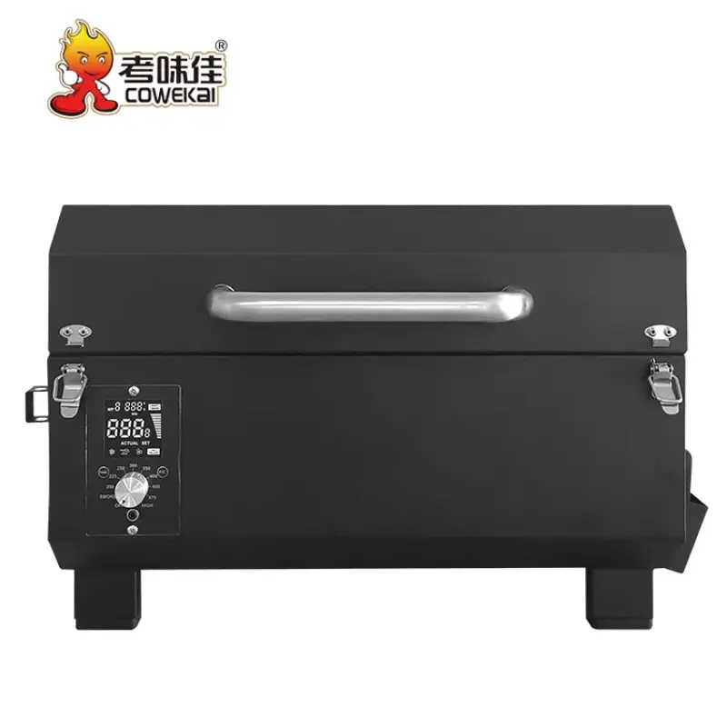 New Design Multifunctional 8 In 1 Outdoor BBQ Grills Iron Powder Coating Wood Pellet Barbecue Grill USA Europe oe New trend