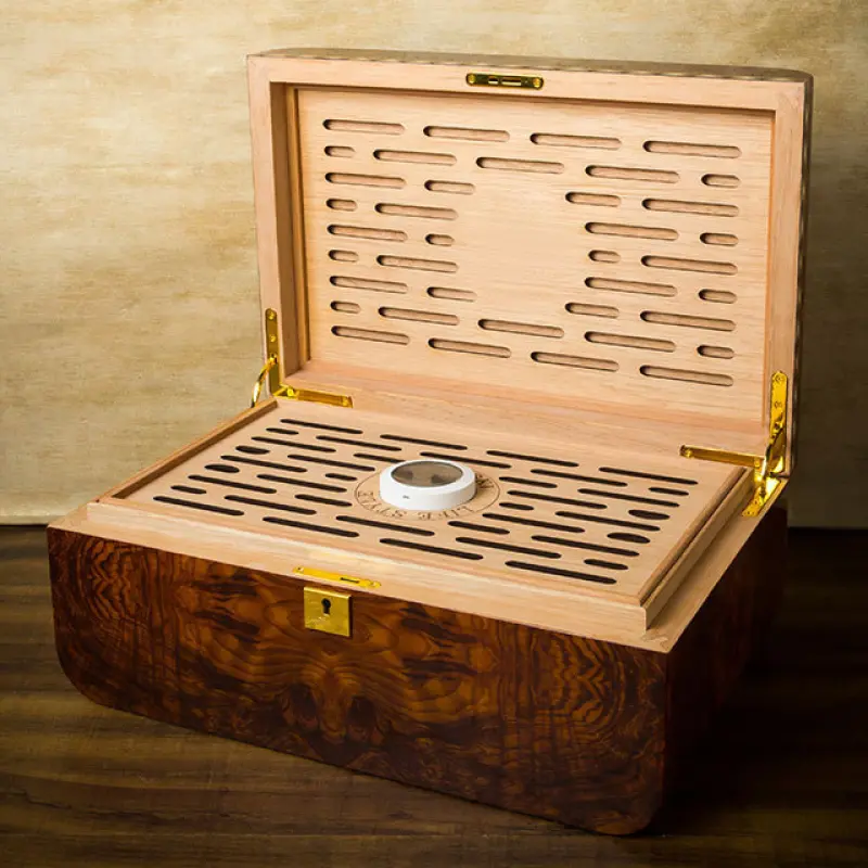 Rubinsky cigar box pear tree durian piano paint baking cedar household cigar moisturizing box