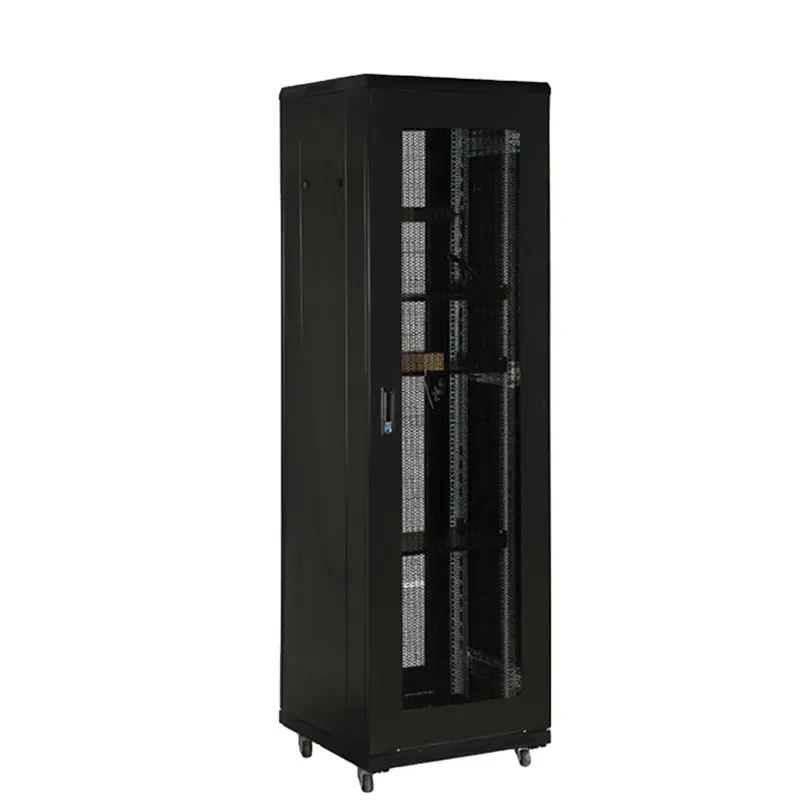 47U Floor Standing Server Cabinet ethernet cable Telecommunication Equipment Cabinet Data Center