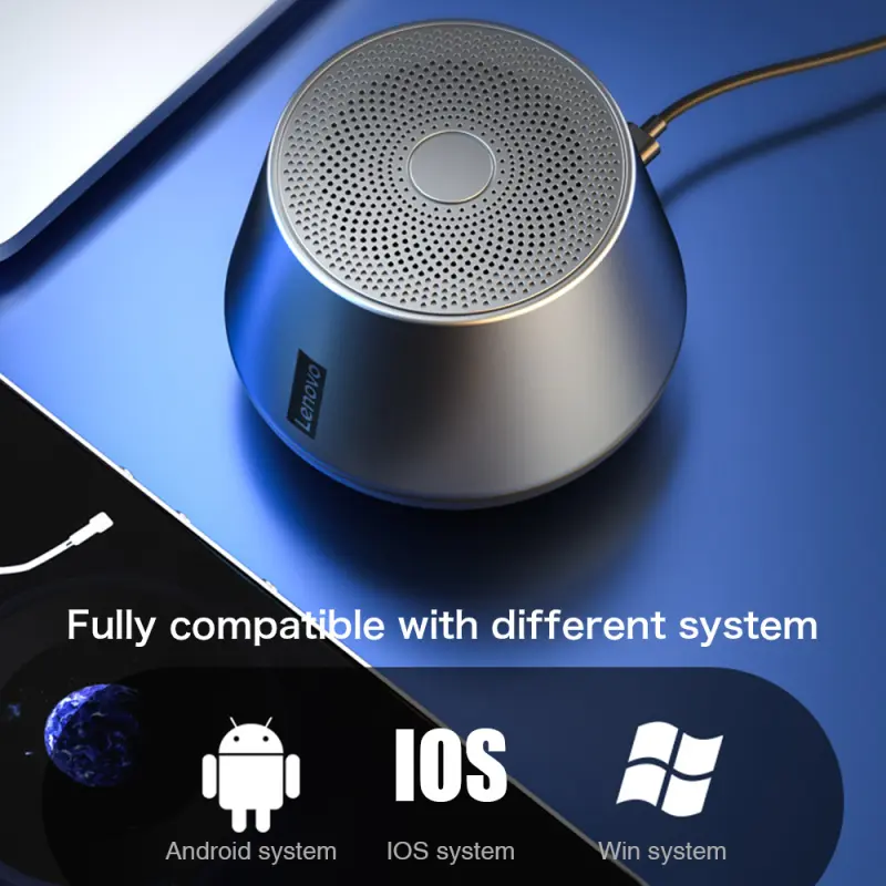Lenovo k3 pro wireless karaoke bluetooth retro mini alexa portable gaming Speaker home audio video speakers &amp; accessories
