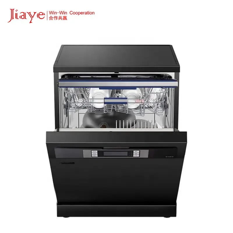 Dishwasher Freestanding Black Pearl SS Housing Beautiful New Design Model Classic Luxury and Modest Dishwashers Dishwasher