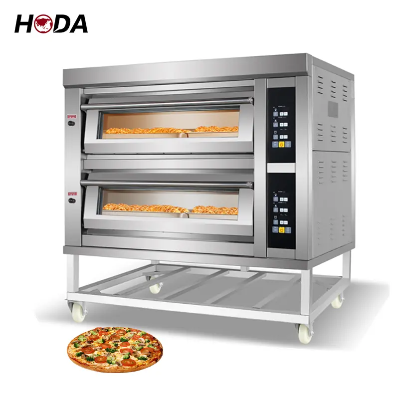 large three 3 deck 6 layers trays gas oven commercial used professional 3 decks 6 trays gas bread bakery deck oven baking horn