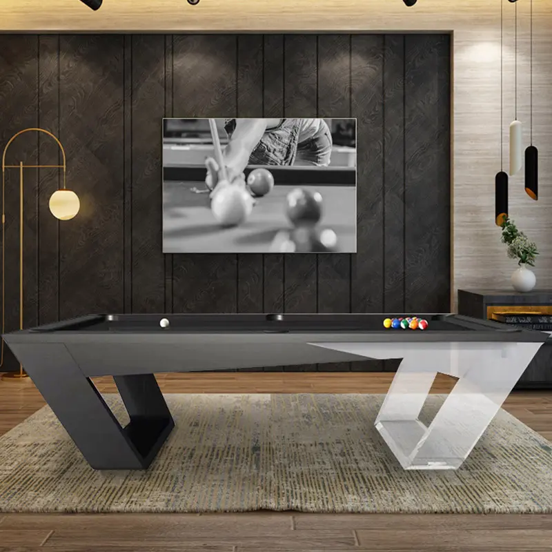 High-end design Indoor Games Entertainment Sports Solid wood pool table