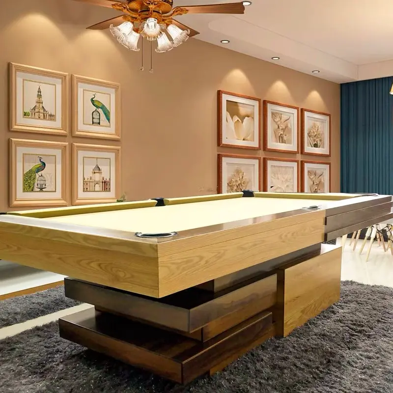 High-end design Indoor Games Entertainment Sports Solid wood pool table