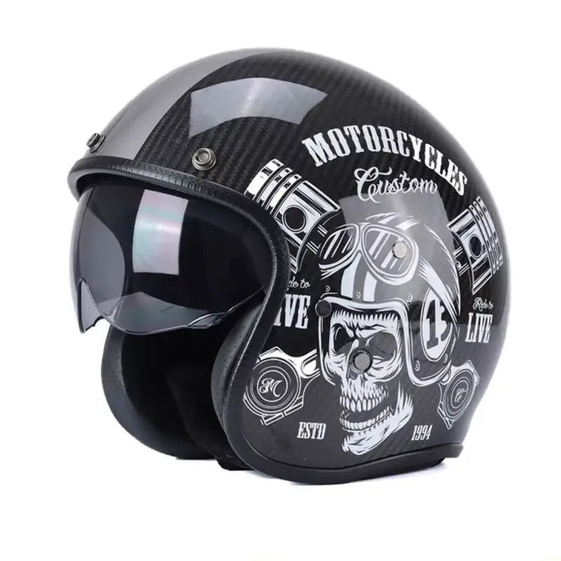 Professional Manufacturer Custom Carbon Fiber Helmet Motorcycle Helmets for Wholesale