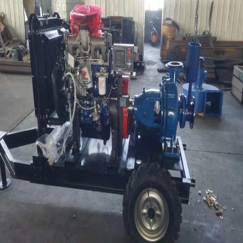 150m head high speed high pressure irrigation pump manufacture diesel engine water pump set