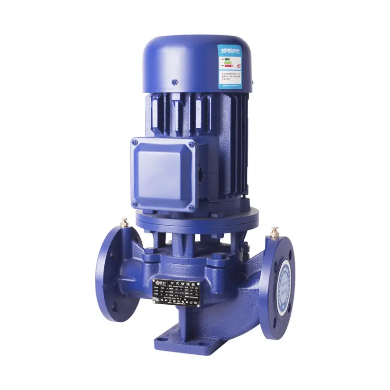 turbine engine vertical inline self priming centrifugal pump