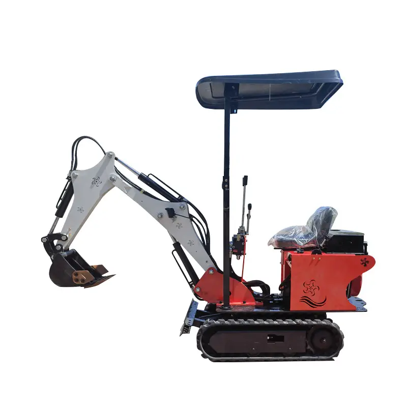 Shandong Luxin Heavy Mini Excavator 1 Ton 2 Tons 3 Tons Mini Excavator For Sale Home Ditch Digger Agricultural Village Machinery