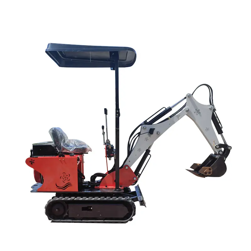 Shandong Luxin Heavy Mini Excavator 1 Ton 2 Tons 3 Tons Mini Excavator For Sale Home Ditch Digger Agricultural Village Machinery