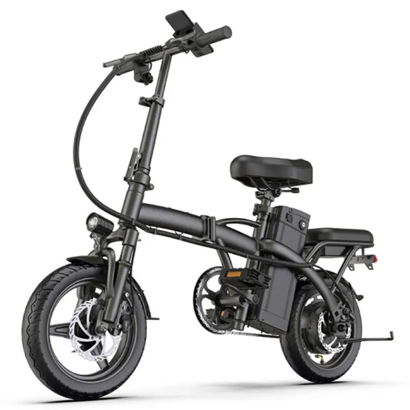 Folding e-bike with 14inch fat tire,  battery 10ah,  Foldable electric bicycle