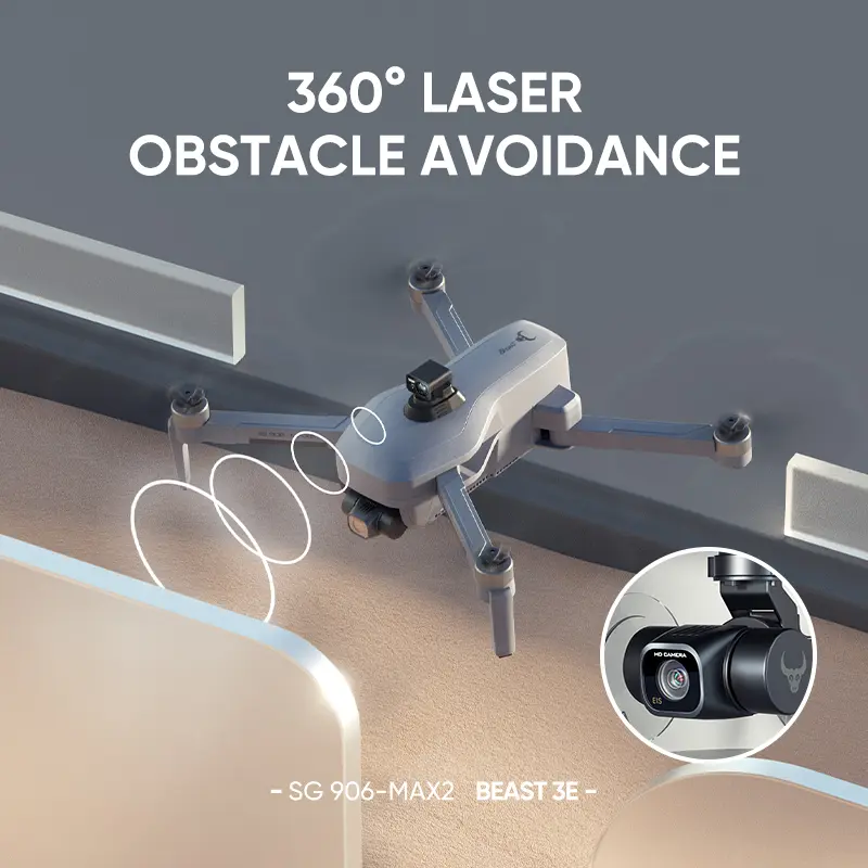 New arrival SG906 MAX2 Drone 360 Obstacle Avoidance Professional Brushless Drone Quadcopter 5G WIFI EIS 4KM Long Distance SG906
