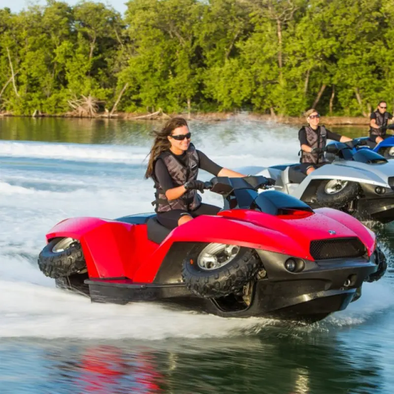 New Design High Speed Quad Jet Ski Watercraft Amphibious Car With 1 Seats