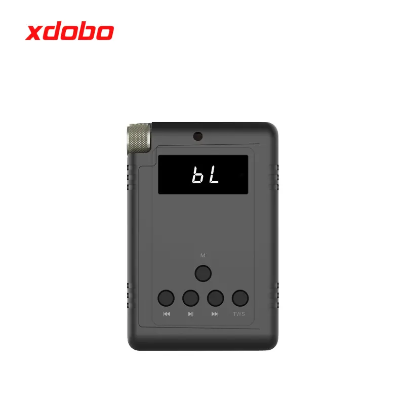 Xdobo Metal luxury Blue tooth speaker IPX5 waterproof 12 hour battery life 40W high-power Leather lanyard