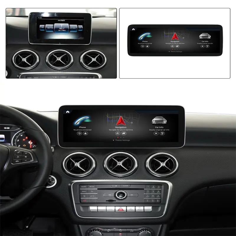 MEKEDE AUTO Android12 Car DVD Player Navigation for Mercedes Benz a Class W176 CLA Class W117 GLA X156 Car Radio Support 8-core